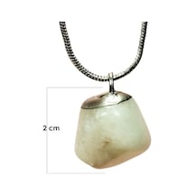 Aytaşı Doğal Taşı Zincirli El Yapımı Kolye Uç: 2 Cm Zincir: 20 Cm Kutulu Diğer