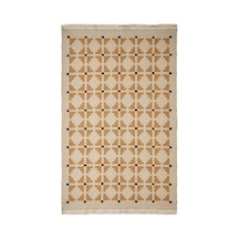 Ikea Telegraflınje Halı 170 X 240 Cm Sarı - Bej