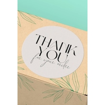 Thank You For Your Order Sticker 3x3cm St2184 Çok Renkli