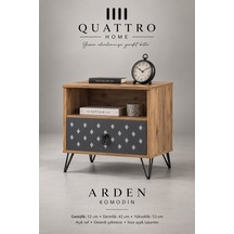 Arden Tek Çekmeceli Komodin Ceviz