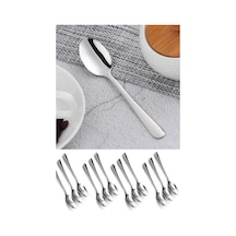 Çelik Onikili Çay Kaşığı Metal