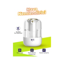 7go 7g-uhd1 Ultrasonik Çift Çıkışlı Hava Nemlendirici 2l Su Kapasiteli, Usb-c, Led Işıklı, Sessiz
