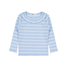 Civil Girls Çizgili 2-5 Yaş Sweatshirt - Mavi