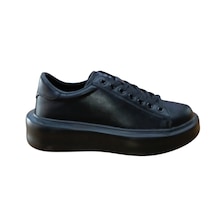 Lufian 11230234 Gage Erkek Deri Sneaker Ayakkabı Siyah Cilt Siyah1