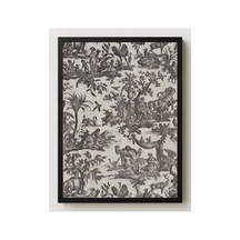 Botanik Dört Kıta Alegorisi Çerçevesiz Poster 21x30 Cm A4 Botanik Doğa Tarihi Vintage İllüstrasyon