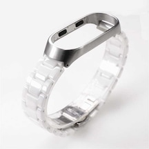 Xiaomi Mi Band 3 Uyumlu Krd-21 Metal Nvth Kordon-gümüş