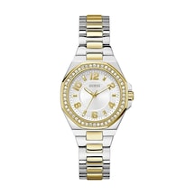 Guess Gugw0877l5 Altın Kaplama Taşlı Kadın Kol Saati Gümüş