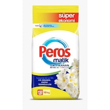 Peros Matik Yasemin Çiçeği Toz Çamaşır Deterjanı 10 Kg Sık Yıkanan Beyazlar Ve Renkliler