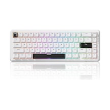 X65 He Manyetik Anahtarlı 65% Gaming Klavye 8000 Hz Ultra Hızlı Tepki, 0.01 Mm Rapid Trigger Hassasiyeti, Pbt Tu