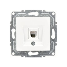 1 Adet Günsan Visage Beyaz Telefon Prizi Cat3 Çerçevesiz