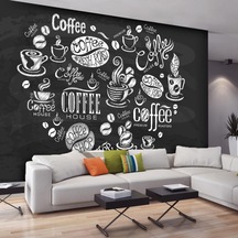 Coffee (Kafe) Özel Tasarım Duvar Kağıdı