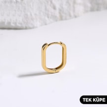 Goldkupe 14 Ayar Altın Modern Tek Halka Küpe 0,98 Gr-6314