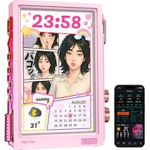 Divoom Times Frame 10.1 Akıllı Kişiselleştirilebilir Dijital Çerçeve, 64gb Pembe
