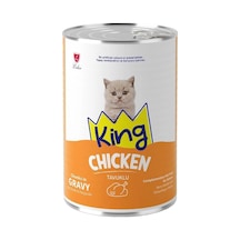 King Tavuk Etli Yavru Kedi Konserve Maması 400 G