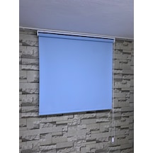 Mavi Renk Mat Stor Perde Alüminyum Kasa Tüm Ölçülerde