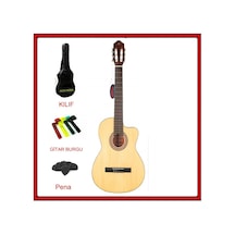Barcelona Lc 3900Cnl Cutaway Natural Klasik Gitar
