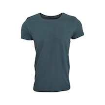 Petrol Mavi Basıc T-Shırt-Petrol