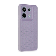 Note 13 Pro 5g Kılıf Petek Silikon Kapak - Lila