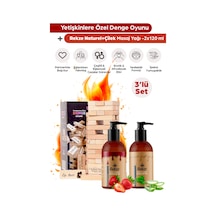 Denge Oyunu - 120ml Çilekli Ve Naturel Masaj Yağı Seti - 788830963