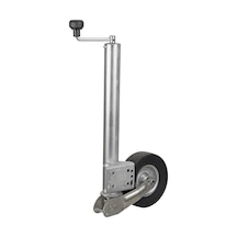 Römork ve Karavan Destek Tekerleği - 500 Kg - Flanşlı Otomatik