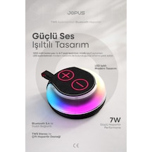 Jopus Rgb Led Işıklı Askı Kayışlı Ipx5 Bluetooth Hoparlör 7w Güçlü Ses 1200 Mah, Usb Tf Destekli - S12