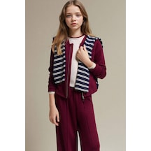 Defacto Fermuarlı Modal Hırka Kız Çocuk G9750a826spbr170 Bordo-br170