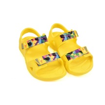 Kız Çoçuk Kaymaz Taban Havuz Plaj Sandalet Sarı