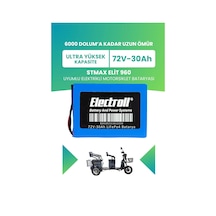Stmax Elit 960 Batarya Ultra Yüksek Kapasite Lifepo4 72v 30ah Elektrikli Motosiklet Bataryası