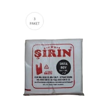 Hubrendy Tedarik Beyaz Kalın Atlet Poşet Orta Boy 28x50 Cm 1 Kg 3 Paket Takriben 225 Adet