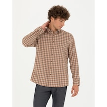 Pierre Cardin Erkek Kahverengi Gömlek Desenli 50274597-vr029 Kahverengi