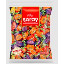 Şoray Kiki Soft Meyve Aromalı Yumuşak Şeker Poşet 950 G