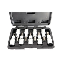 Nttools 9 Parça 1/2" Cr-v Torx Lokma Seti