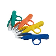 Plastik Yaylı İplik Temizleme Makası, Terzi Ve Tekstil Kullanımı, Balıkçı Misina Kesici, Hassas Kesim, Ergonomik, El Tipi, İplik Kesici, Kumaş, Fazlalık Temizleme Makası 2 Adet