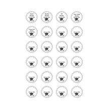 24 Adet 4 Cm Sınıflara Özel Kişiselleştirilebilir Mezun Oldu Baskılı Mat Etiket Sticker-1