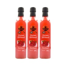 Üzüm Sirkesi %100 Katkısız Doğal 3x500 Ml Özel Üretim
