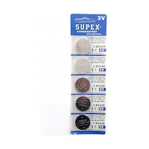 Supex Cr2430 C5 3v Lityum Düğme Pil 5'li Paket