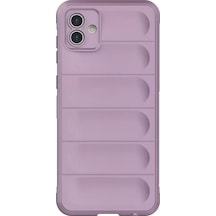 Samsung Galaxy  Uyumlu,  A05 Kılıf Optimum Silikon - Mor