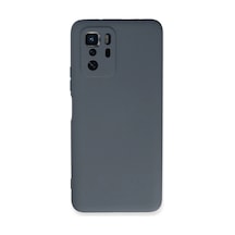 Poco X3 Gt Kılıf Nano İçi Kadife Silikon - Gri İtdark9336