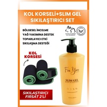 Slimjel Incelticı-sıkılaştırıcı-çatlak Ve Selülit Jeli 250 Ml Kol Korsesi
