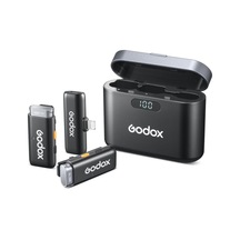 Godox Wes1 Kit2 İkili Kablosuz Mikrofon Apple Lightning Uyumlu