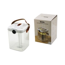 1 Adet 2 Litre Hava Nemlendirici Usb Şarjlı Işıklı Buhar Makinesi, Taşıma Kulplu Şeffaf Hazneli Ev Ofis Humidifier
