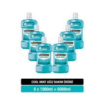Listerine Cool Mint Ağız Bakım Suyu 1000 Ml X6