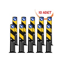 Refüj Başı Levhası Nedir Refüj Başı Levhası Esnek Refüj Başı Tabelası 75 Cm Evelux 100mm 10 Adet