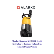 Diamond Mc750e - 1 Hp - 220 V Plastik Gövdeli Atık Su Dalgıç Pompa