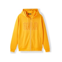 Gsstore Galatasaray Erkek Zip Hoodie E252113 Sarı