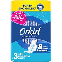 Ultra Hijyenik Ped Uzun Extra Boy 3 Süper Ekonomik Paket 16 Adet Ped