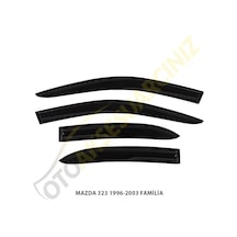 Mazda 323 Familia Sedan 1996 - 2003 Mugen Cam Rüzgarlığı 4 Lü N11.22698