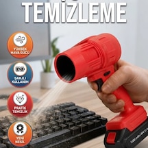 Elektrikli Toz Alma Ve Hava Üfleme Cihazı Turbo Motorlu Kompakt Temizleme Aleti