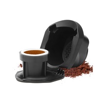 Espresso Için Yeniden Kullanılabilir Kahve Kapsülleri B Siyah Diğer