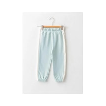 LC Waikiki Lcw Baby Yeşil Beli Lastikli Pamuklu Kız Bebek Eşofman Alt Dull Green